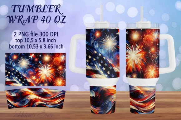 Download Firework Patriotic Tumbler Designs 40oz - Premium Resources