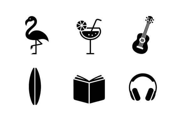 Download Flamingo &amp; Summer Vacation Icon Set - Summer vacation Collection