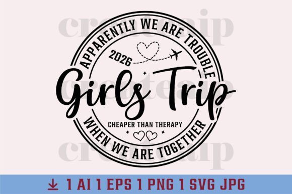 Download Girls Trip SVG Summer Vacation 2026 PNG - Summer vacation Collection