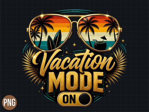 Download Summer Vacation Mode PNG T-Shirt - Summer vacation Collection