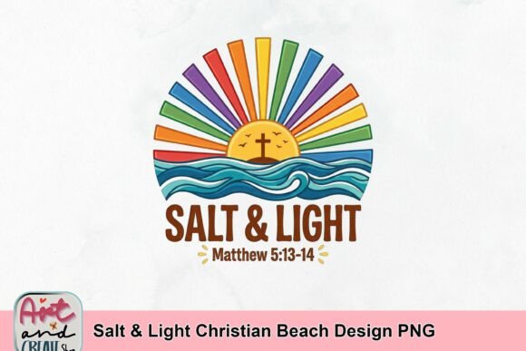 Download Salt &amp; Light Christian Beach Design PNG - Beach design Collection