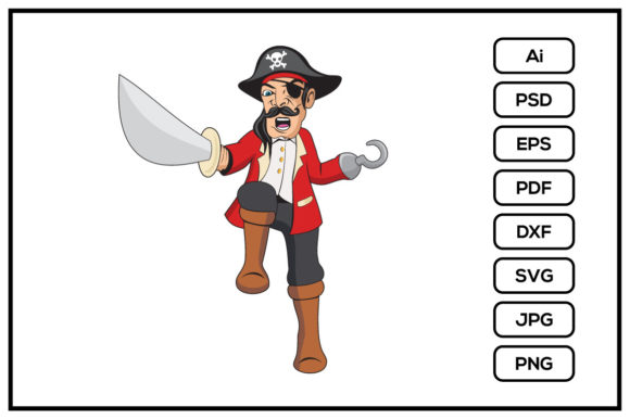 Download Cartoon of Pirates Design Illustration - Premium Bundle