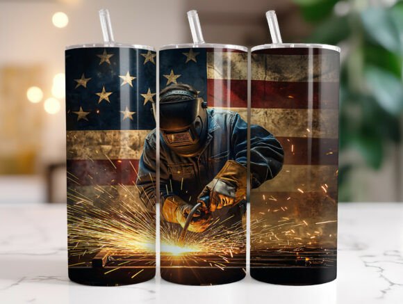 Download Patriotic Welding Tumbler Wrap Design - Tumbler wrap design Collection