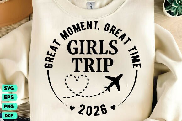Download Girls Trip 2026 SVG, Summer Vacation PNG - Summer vacation Collection