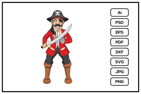 Download Cartoon of Pirates Design Illustration - Premium Bundle